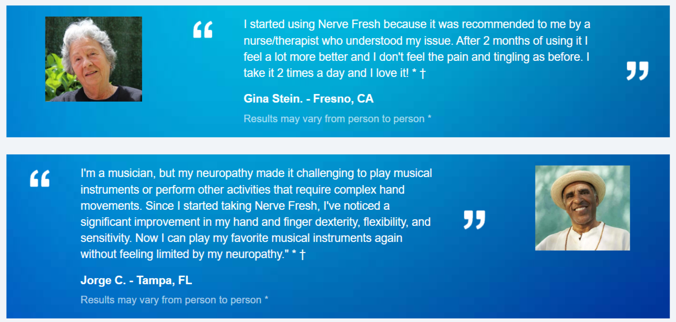 Nerve Fresh customer reviews